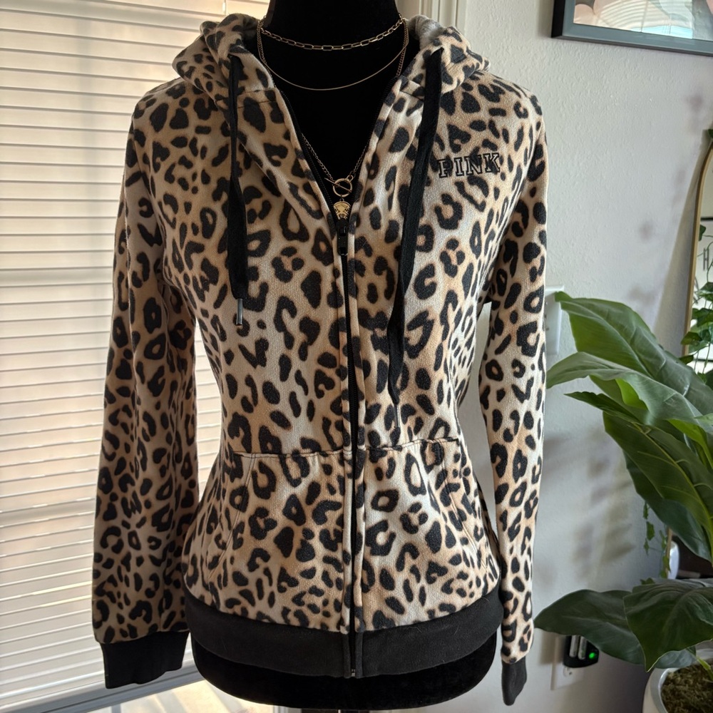 PINK Victoria's Secret Leopard Hoodie